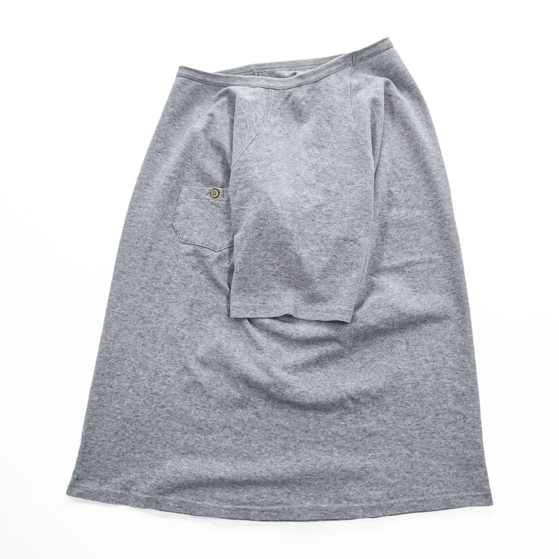 Nigel Cabourn ラグランスリーブ ポケットTシャツ M グレー 55-U-8110
