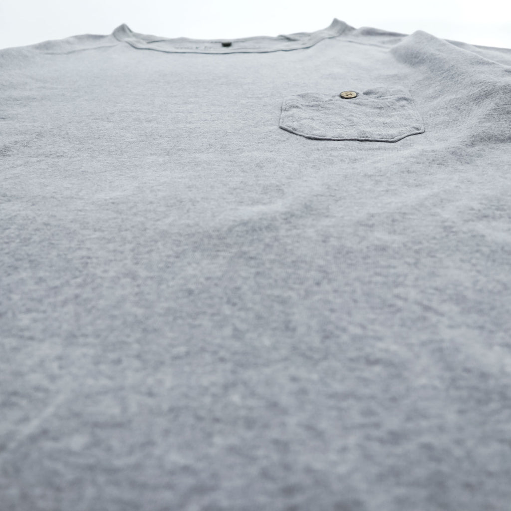 Nigel Cabourn ラグランスリーブ ポケットTシャツ M グレー 55-U-8110