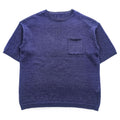 B:MING by BEAMS 半袖 メッシュ サマーニット FREE ネイビー 胸ポケット 19S-bb633