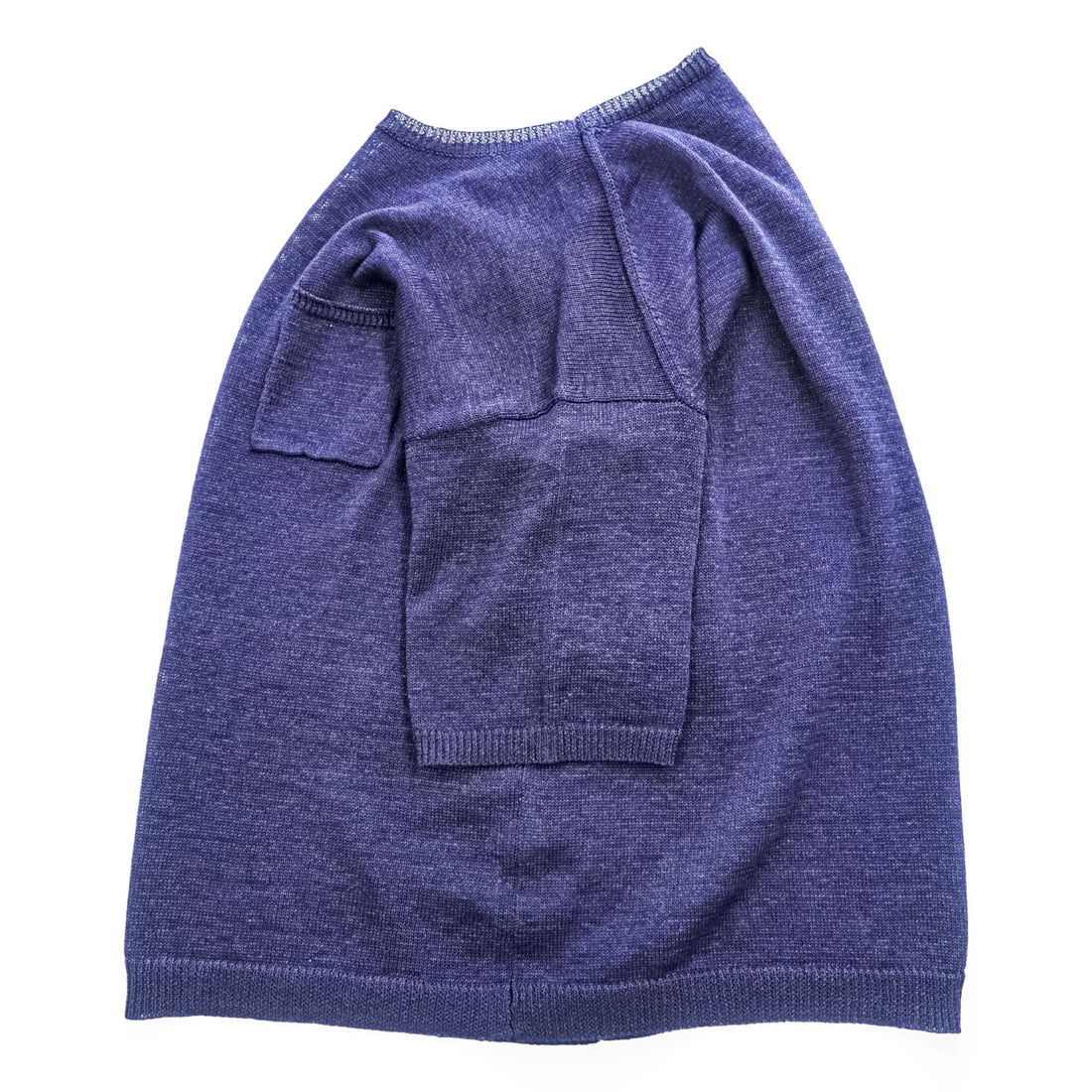 B:MING by BEAMS 半袖 メッシュ サマーニット FREE ネイビー 胸ポケット 19S-bb633