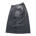 REMI RELIEF 日本製 ヴィンテージ加工 ポケット Tシャツ M グレー ネイビー シングルステッチ SP加工