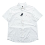 Eddie Bauer 半袖 オックスフォードシャツ SS OXFORD LOGO SHIRT M ホワイト ボタンダウン 9040 未使用品