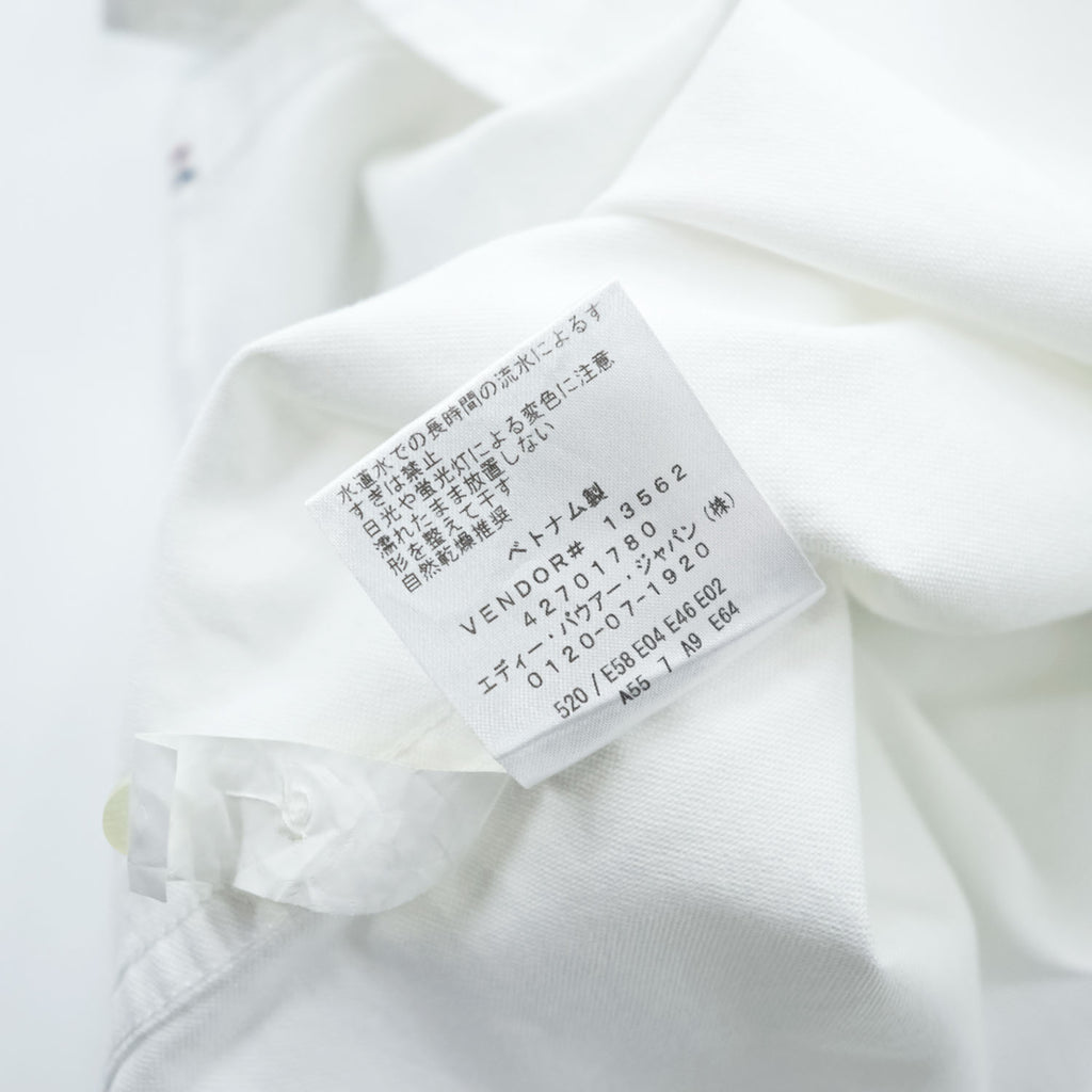 Eddie Bauer 半袖 オックスフォードシャツ SS OXFORD LOGO SHIRT M ホワイト ボタンダウン 9040 未使用品