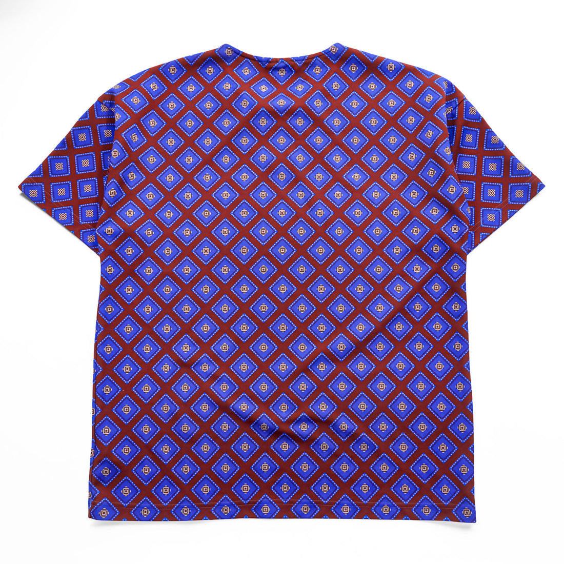 adidas originals Tシャツ 半袖 ゲームシャツ ジャージ 2XL ブルー 総柄 ビッグサイズ DANKETSU FRANCE RETRO JERSEY FM3922