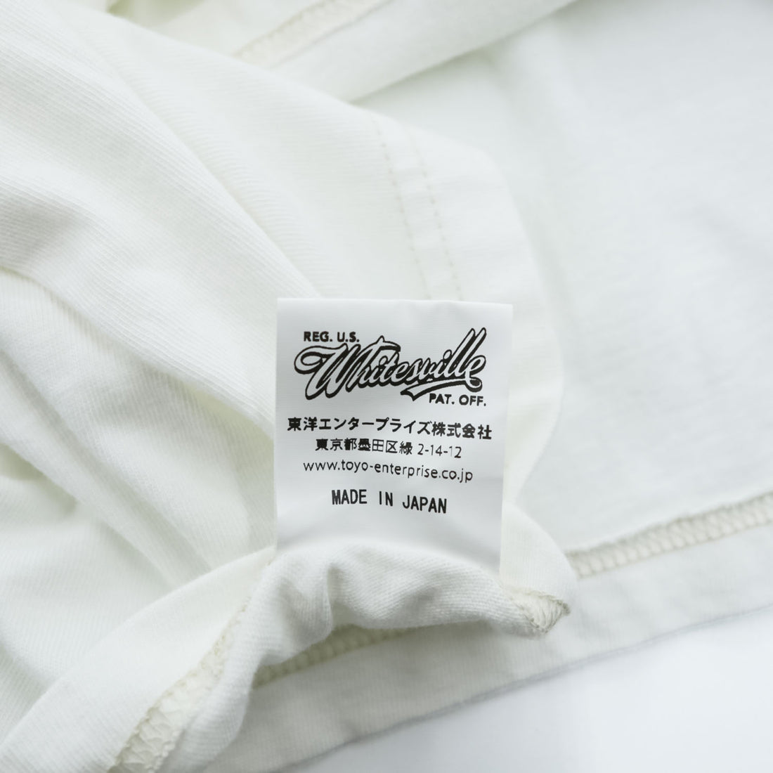 WHITESVILLE 日本製 ヘビーウェイト Tシャツ L ホワイト Quali-T 東洋エンタープライズ HEAVY WEIGHT