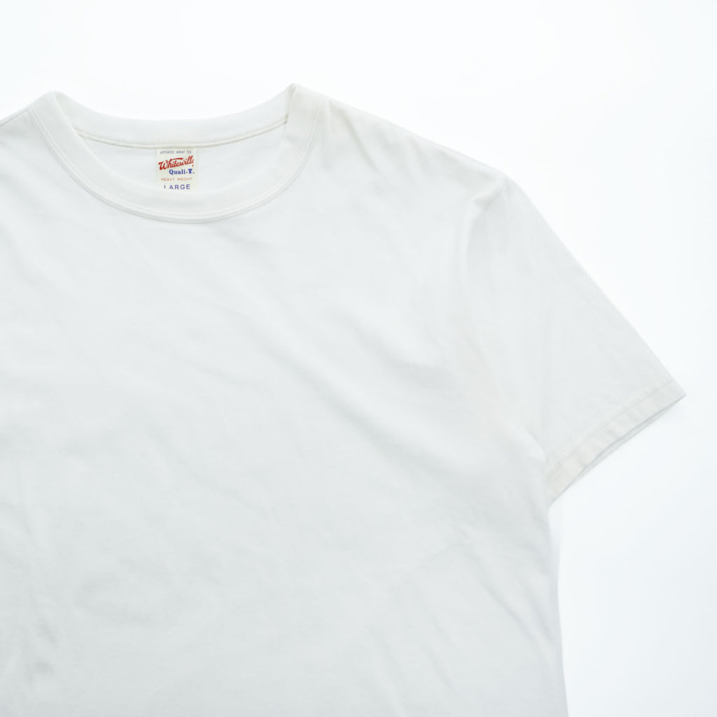WHITESVILLE 日本製 ヘビーウェイト Tシャツ L ホワイト Quali-T 東洋エンタープライズ HEAVY WEIGHT