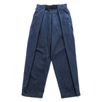 RELAXFIT by SUPER MARKET × Dickies ビーチパンツ NORTH PADRE ISLAND beachslacks ワイド スラックス FREE ネイビー タック プリーツ マジックテープ