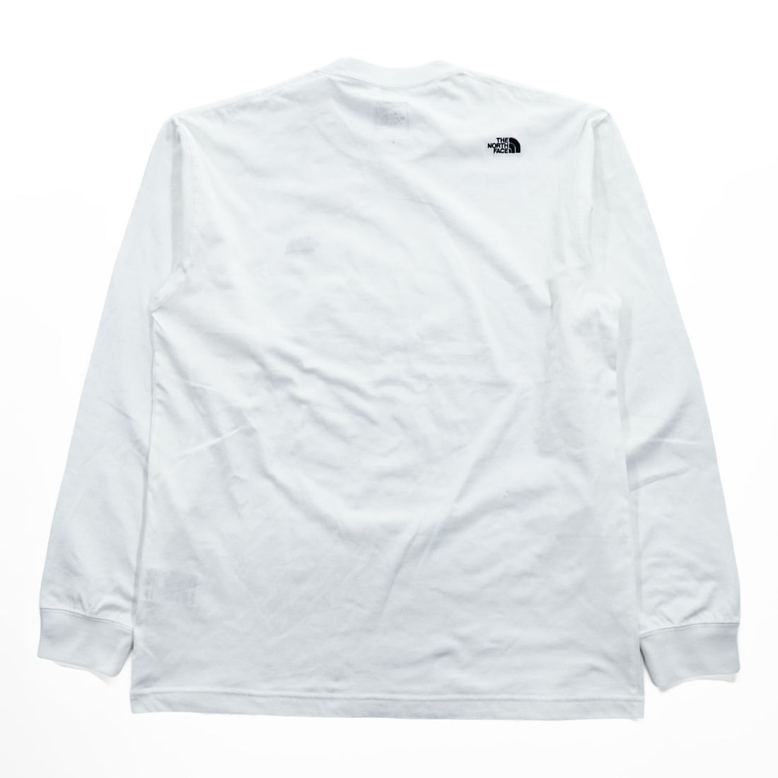 The North Face L/S FlashDry Nuptse Cotton Tee NT32535 White Size M