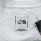 The North Face L/S FlashDry Nuptse Cotton Tee NT32535 White Size M