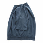 AURALEE 日本製 Tシャツ SUPER HIGH GAUGE NAPPED SWEAT TEE 半袖スウェット L ダークブルー シングルステッチ A21SP02NU 未使用品