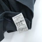 AURALEE 日本製 Tシャツ SUPER HIGH GAUGE NAPPED SWEAT TEE 半袖スウェット L ダークブルー シングルステッチ A21SP02NU 未使用品