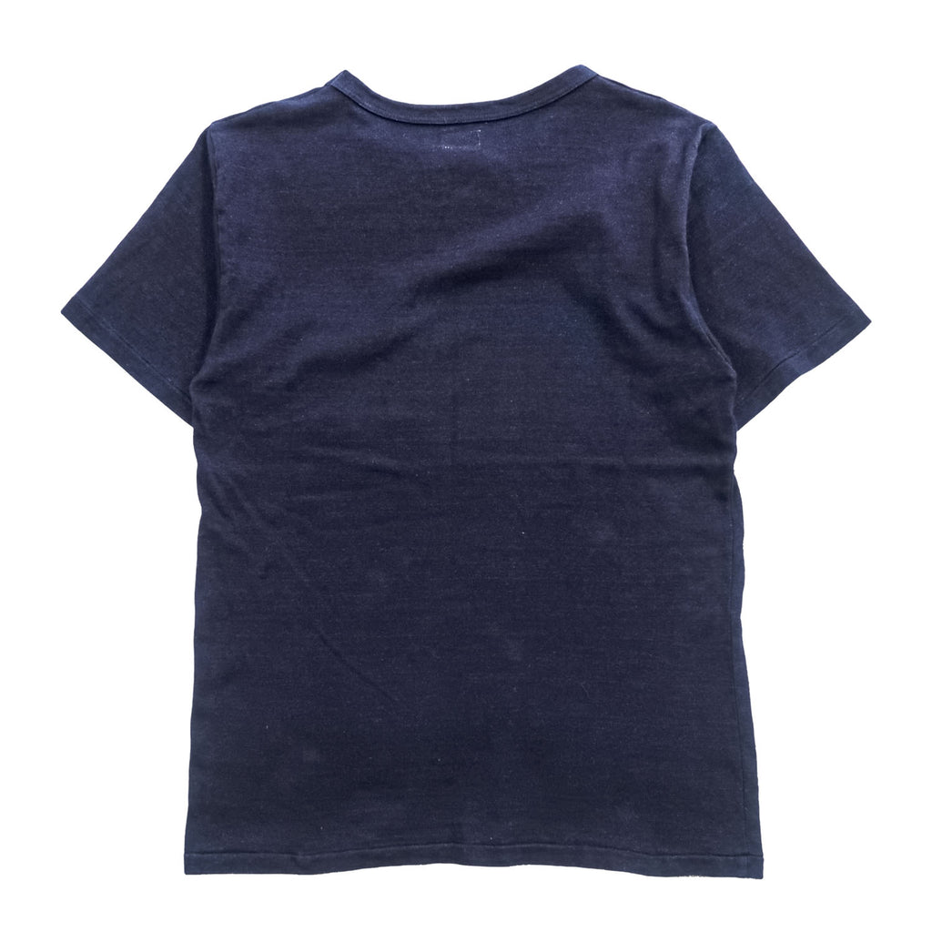 DUBBLE WORKS ( WAREHOUSE ) 日本製 ポケット Tシャツ M ネイビー シングルステッチ
