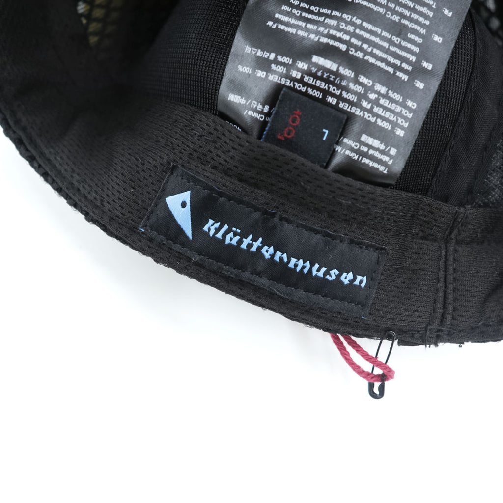 KLATTERMUSEN メッシュキャップ Mesh Cap ブラック ドローコード 10246_999-L 未使用品