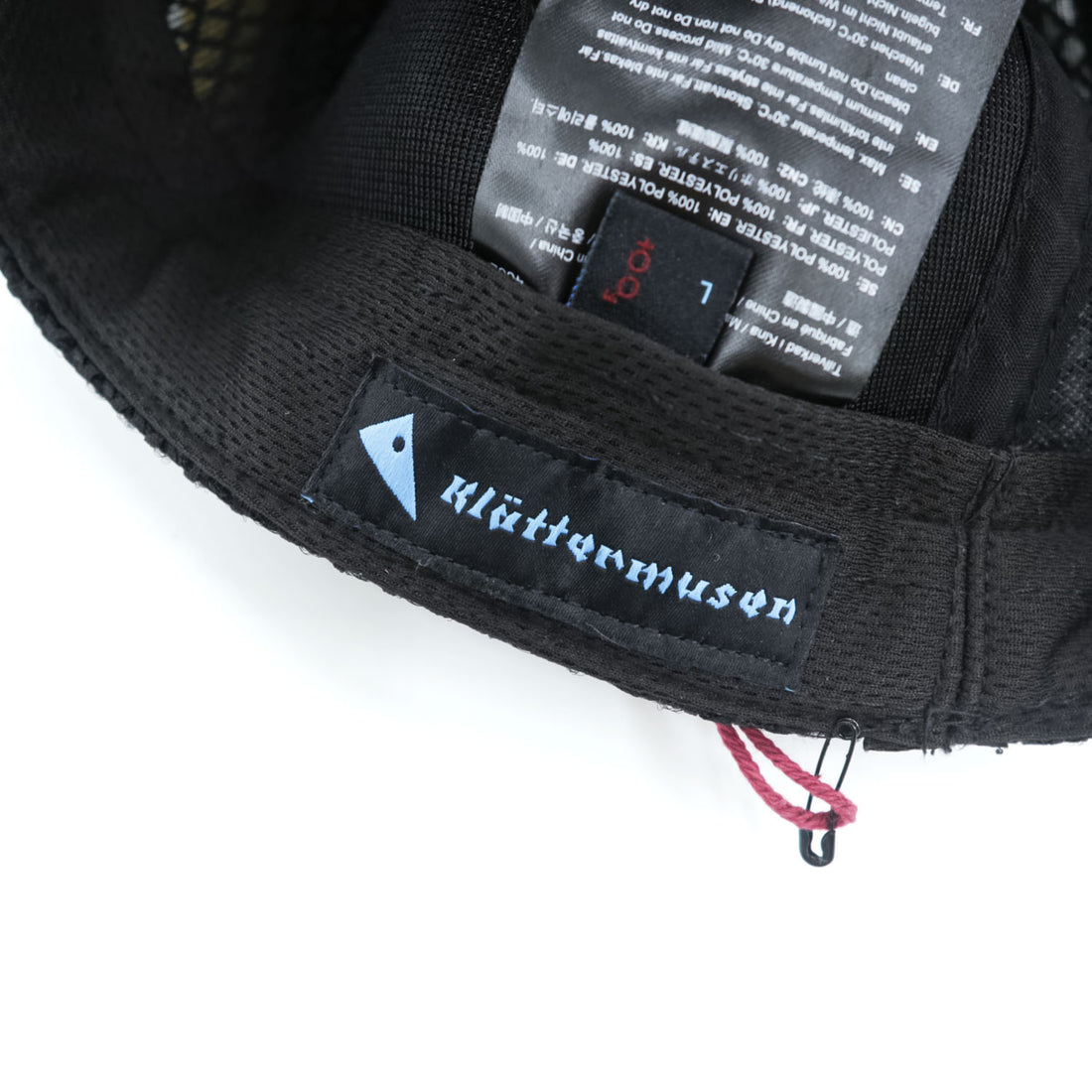 KLATTERMUSEN メッシュキャップ Mesh Cap ブラック ドローコード 10246_999-L 未使用品