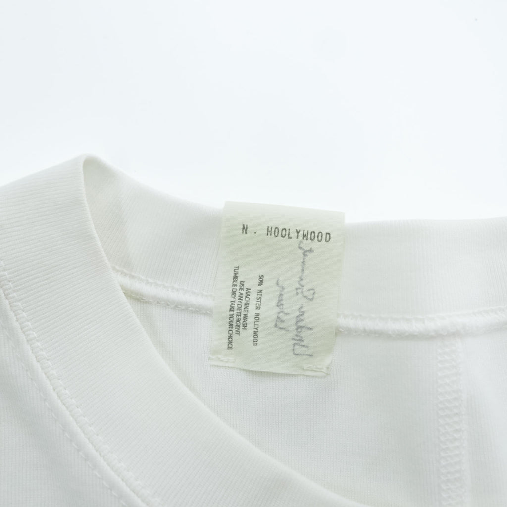 N.HOOLYWOOD 日本製 ドライタッチ 天竺 5分袖 Tシャツ XL ホワイト UNDER SUMMIT WEAR 22 RCH-092