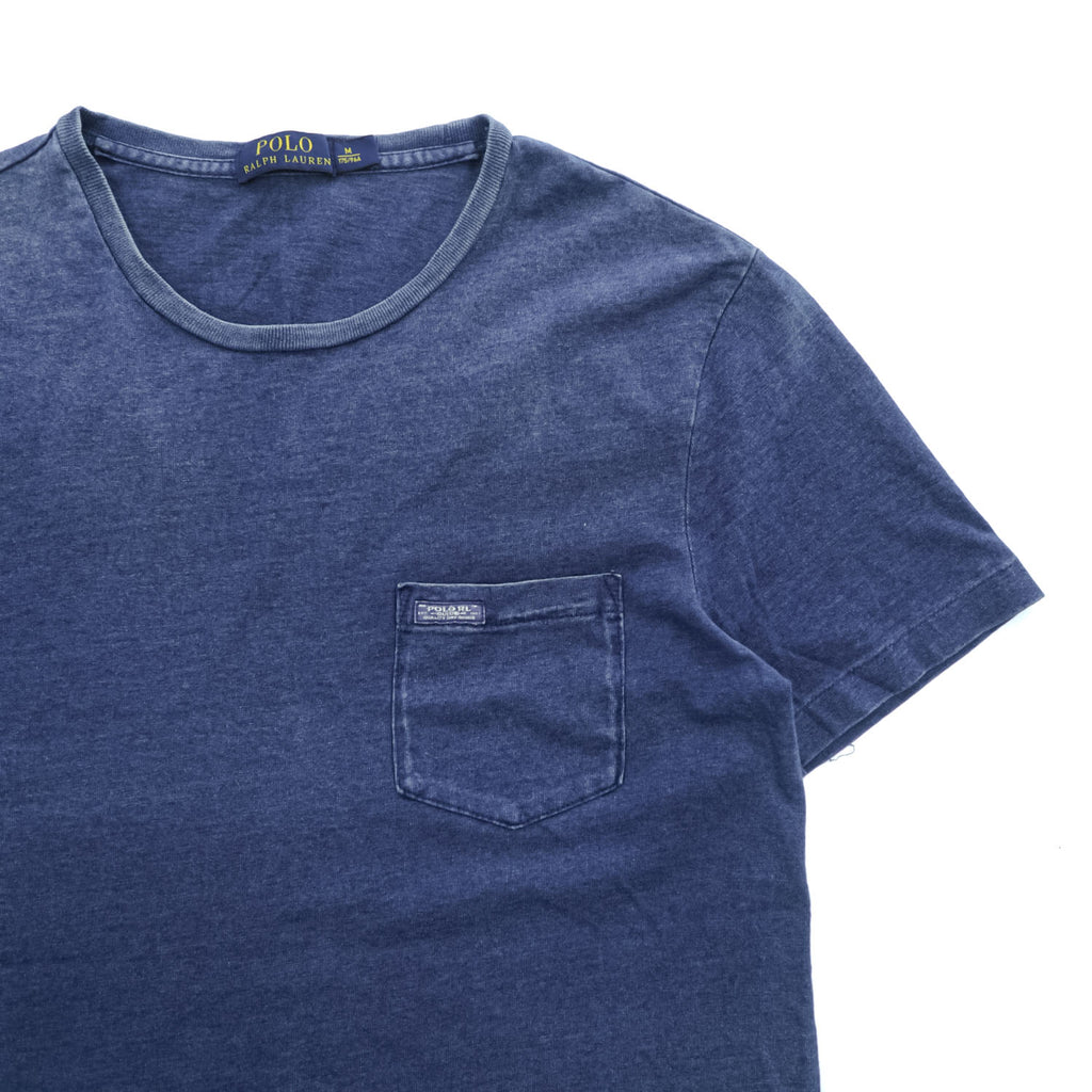 Polo Ralph Lauren Indigo-Style Pocket Short Sleeve T-Shirt Navy Size M