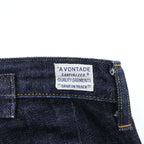 A VONTADE 日本製 デニムパンツ ジーンズ L インディゴ ブルー シンチバック セルヴィッヂ ボタンフライ