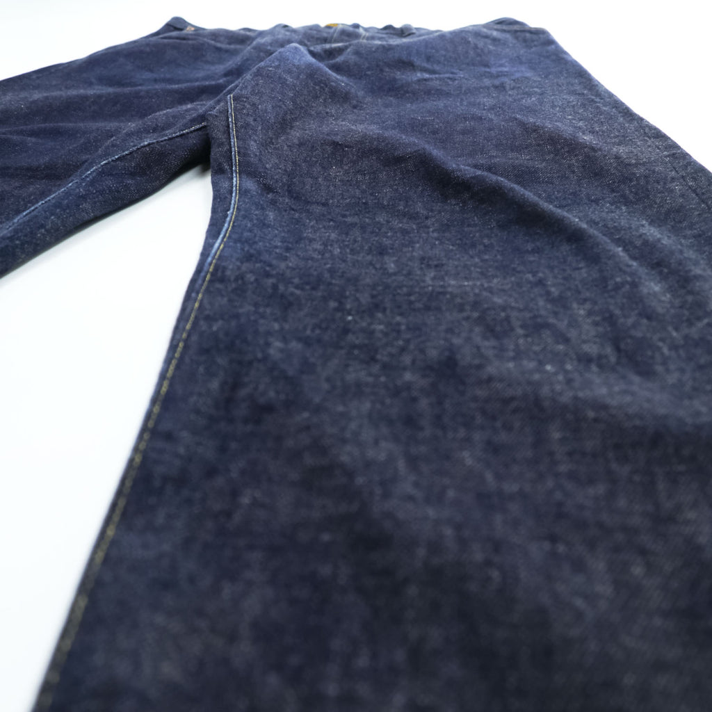 A VONTADE 日本製 デニムパンツ ジーンズ L インディゴ ブルー シンチバック セルヴィッヂ ボタンフライ