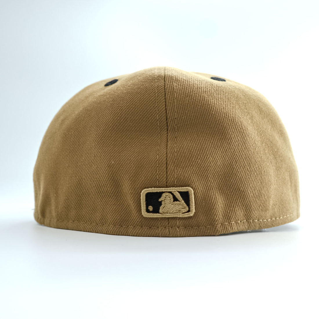 NEW ERA 59FIFTY ベースボールキャップ バイカラー MLB ロサンゼルス・ドジャース LA ブラウン ブラック