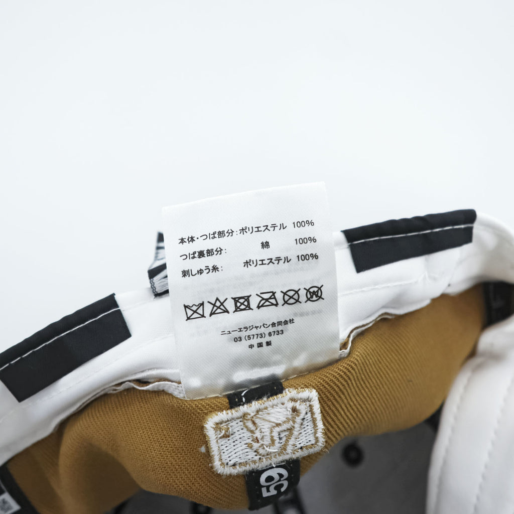 NEW ERA 59FIFTY ベースボールキャップ バイカラー MLB ロサンゼルス・ドジャース LA ブラウン ブラック