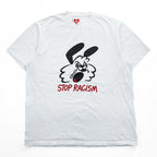 Girls Don't Cry Stop Racism Graphic White T-Shirt Size XL