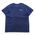 Patagonia P-6 Logo Organic Cotton Short Sleeve T-Shirt Navy XL