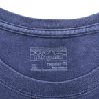 Patagonia P-6 Logo Organic Cotton Short Sleeve T-Shirt Navy XL