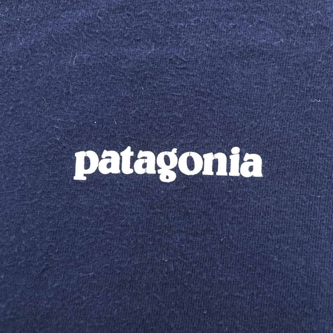 Patagonia P-6 Logo Organic Cotton Short Sleeve T-Shirt Navy XL
