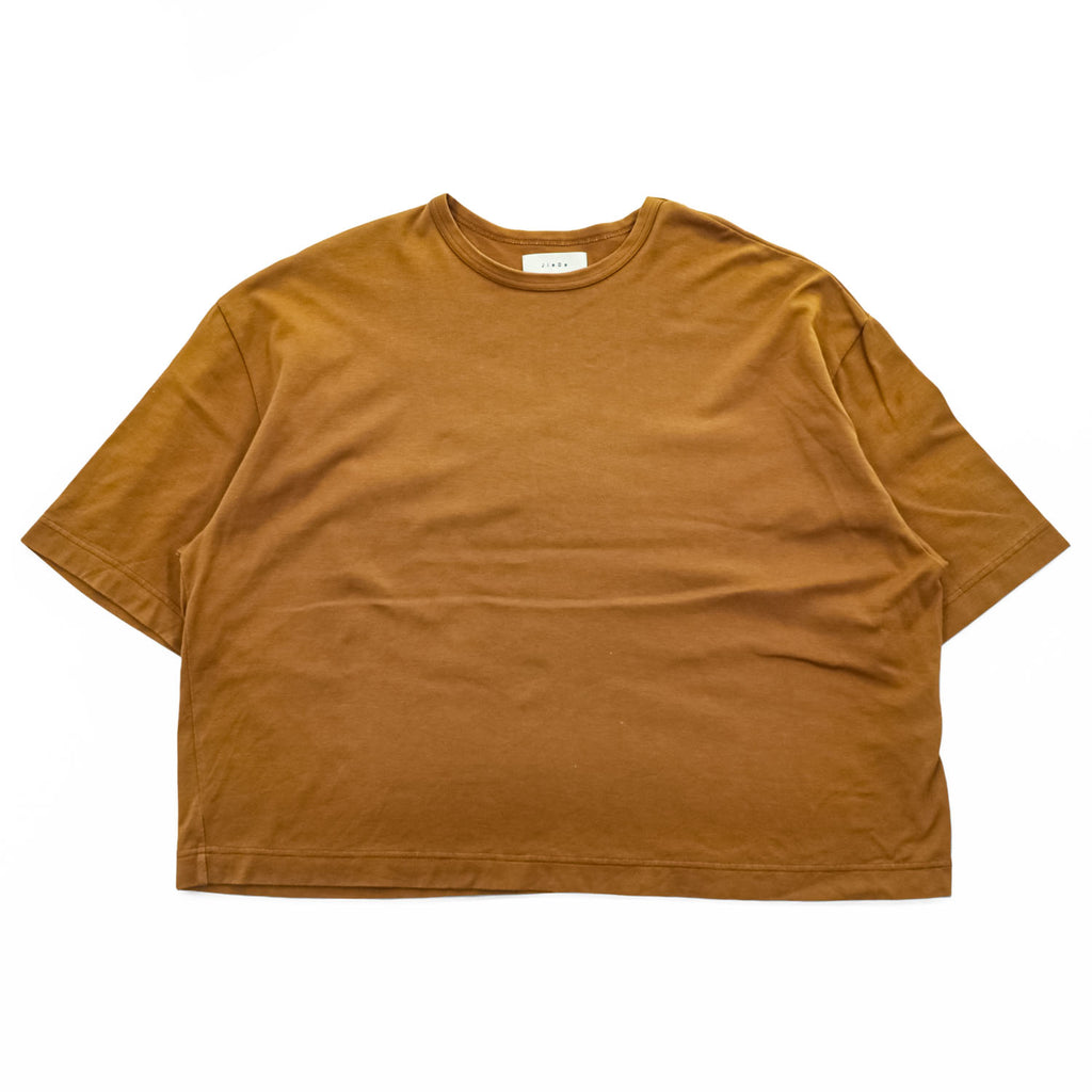 JieDa Short Length Wide S/S T-Shirt Camel Made in Japan Size 1
