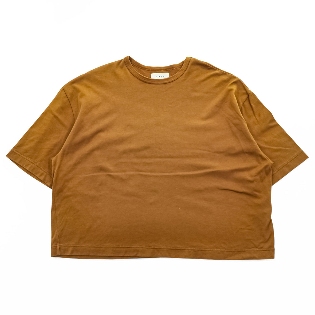JieDa Short Length Wide S/S T-Shirt Camel Made in Japan Size 1