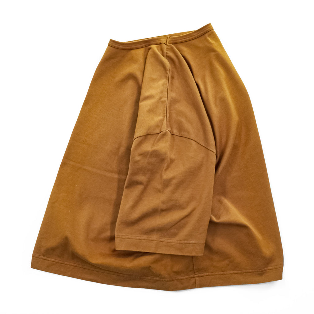 JieDa Short Length Wide S/S T-Shirt Camel Made in Japan Size 1