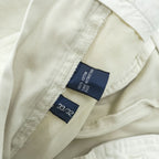 Polo Ralph Lauren 90s Vintage Chino Pants, Size L, Beige, Wide Leg, 2-Tuck Pleats, Double Cuffs, Hammond Pant, Unused.