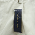 Polo Ralph Lauren 90s Vintage Chino Pants, Size L, Beige, Wide Leg, 2-Tuck Pleats, Double Cuffs, Hammond Pant, Unused.