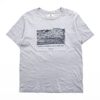 Snow Peak Land Station Kyoto Arashiyama Graphic T-Shirt TS-20SU805 Light Gray Made in Japan Size L