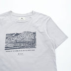 Snow Peak Land Station Kyoto Arashiyama Graphic T-Shirt TS-20SU805 Light Gray Made in Japan Size L