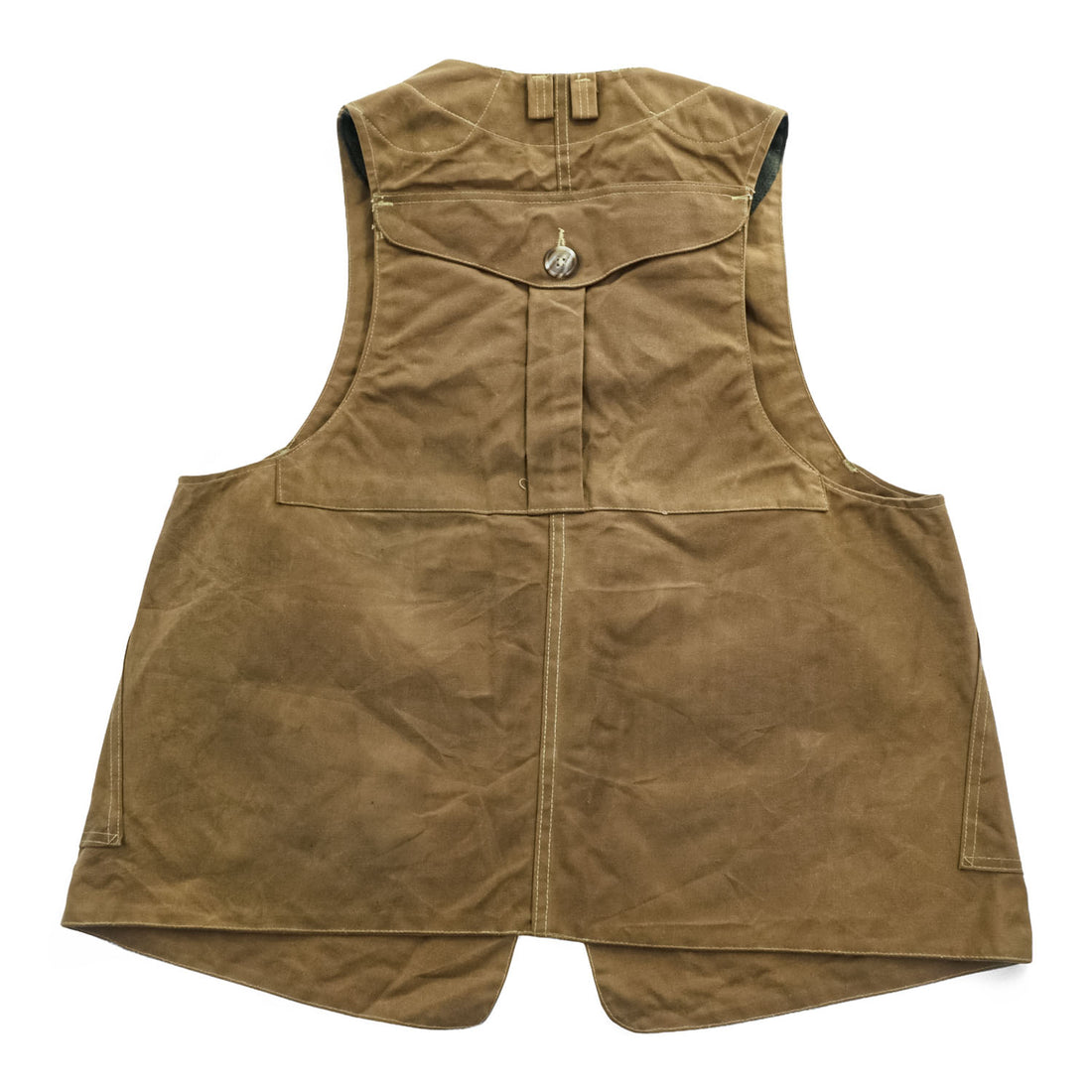 FILSON 90年代 USA製 ハンティング ベスト L ブラウン STYLE 31 ハーフムーン オイルドコットン ヴィンテージ デッドストック