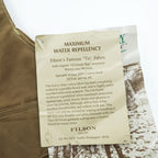 FILSON 90年代 USA製 ハンティング ベスト L ブラウン STYLE 31 ハーフムーン オイルドコットン ヴィンテージ デッドストック