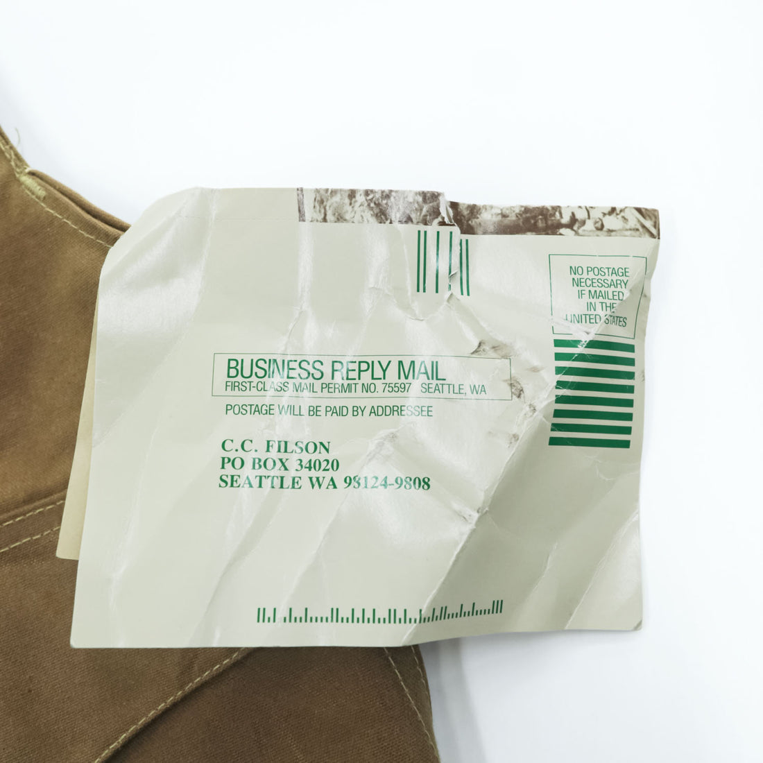 FILSON 90年代 USA製 ハンティング ベスト L ブラウン STYLE 31 ハーフムーン オイルドコットン ヴィンテージ デッドストック