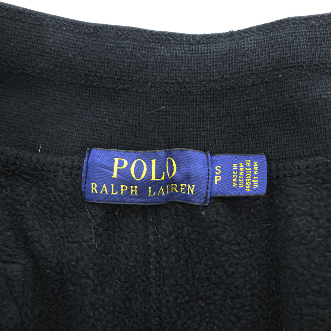 Polo Ralph Lauren スウェットパンツ S ブラック ドローコード 裏起毛 スモールポニー ロゴ 刺繍