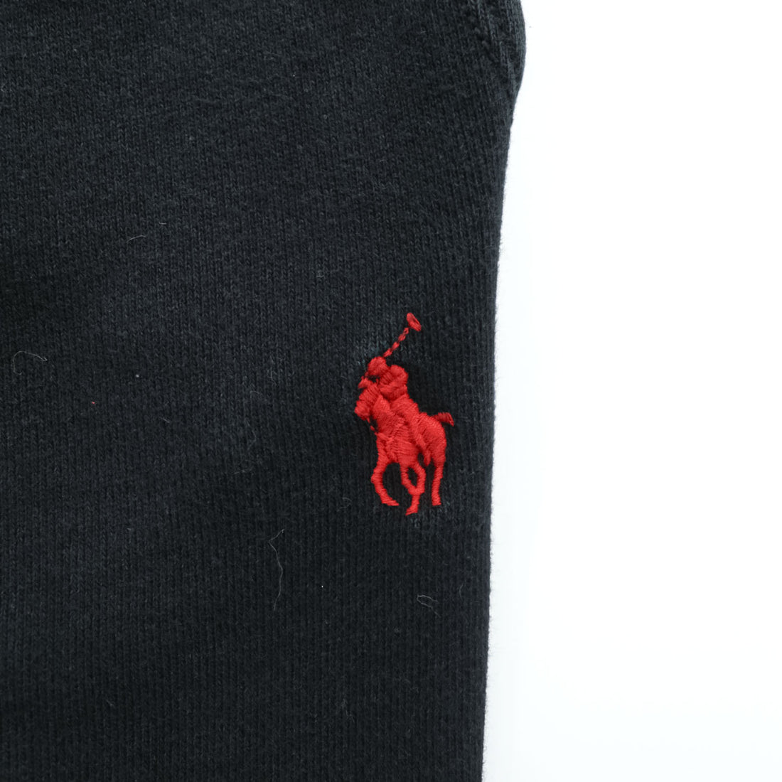 Polo Ralph Lauren スウェットパンツ S ブラック ドローコード 裏起毛 スモールポニー ロゴ 刺繍