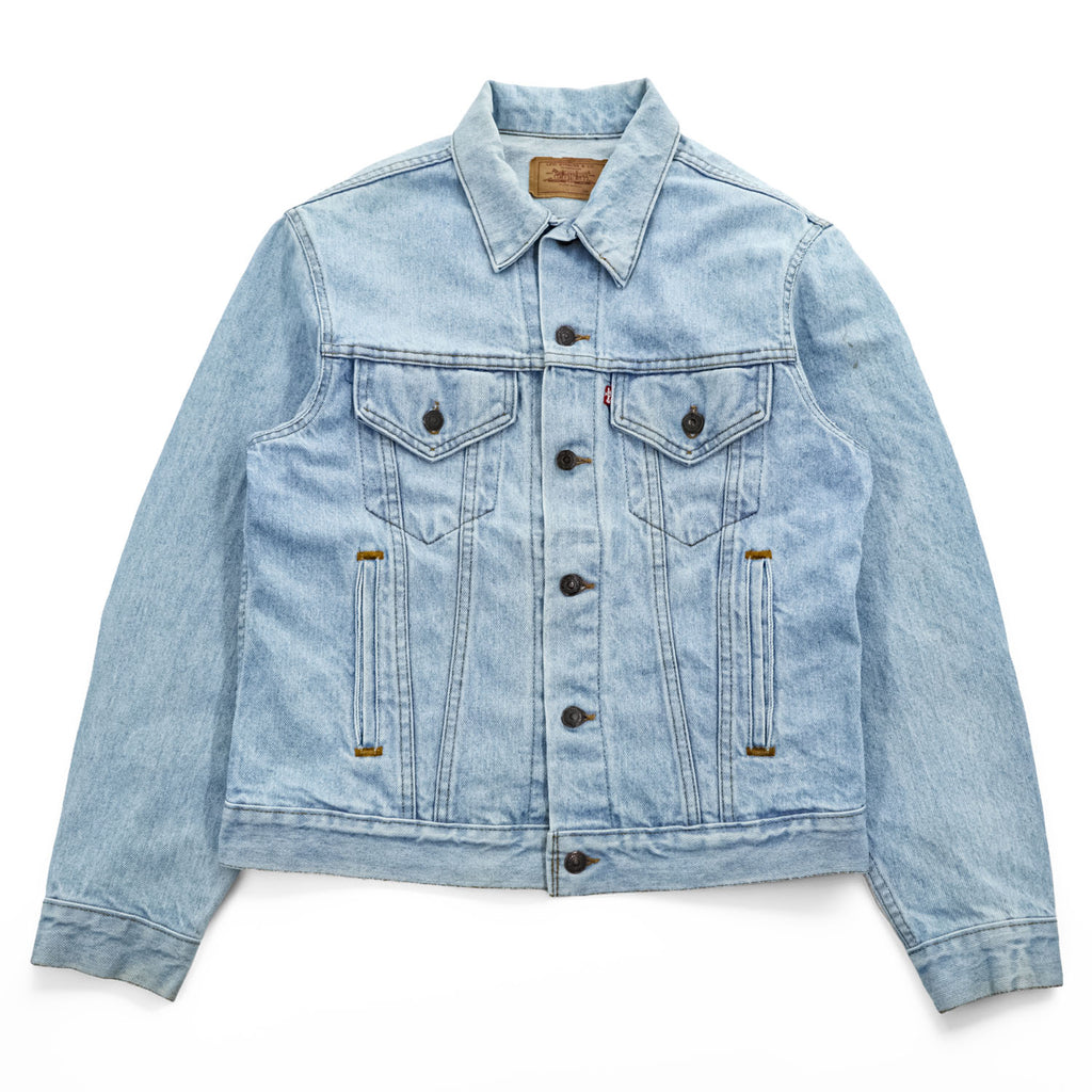 Levi's USA製 80年代 ヴィンテージ デニム トラッカージャケット Gジャン M ライトブルー ボタン裏527 70506-0211