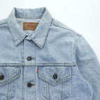 Levi's USA製 80年代 ヴィンテージ デニム トラッカージャケット Gジャン M ライトブルー ボタン裏527 70506-0211