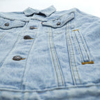 Levi's USA製 80年代 ヴィンテージ デニム トラッカージャケット Gジャン M ライトブルー ボタン裏527 70506-0211