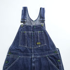 OshKosh 90年代 ヴィンテージ デニム オーバーオール B'gosh VESTBAK M インディゴ ブルー