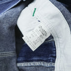 OshKosh 90年代 ヴィンテージ デニム オーバーオール B'gosh VESTBAK M インディゴ ブルー
