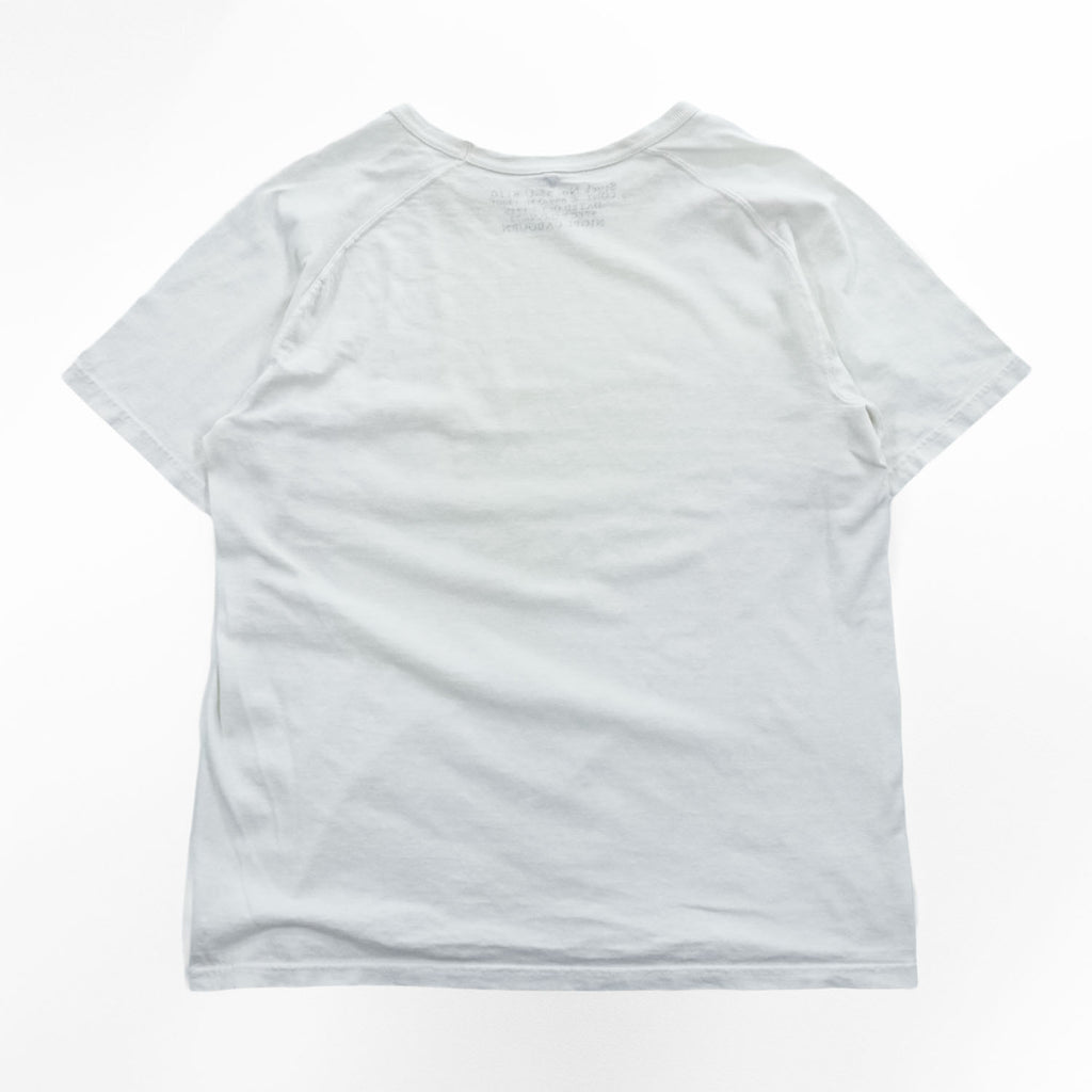 Nigel Cabourn ポケット Tシャツ M ホワイト ラグランスリーブ ボタン付き胸ポケット 55-U-8110