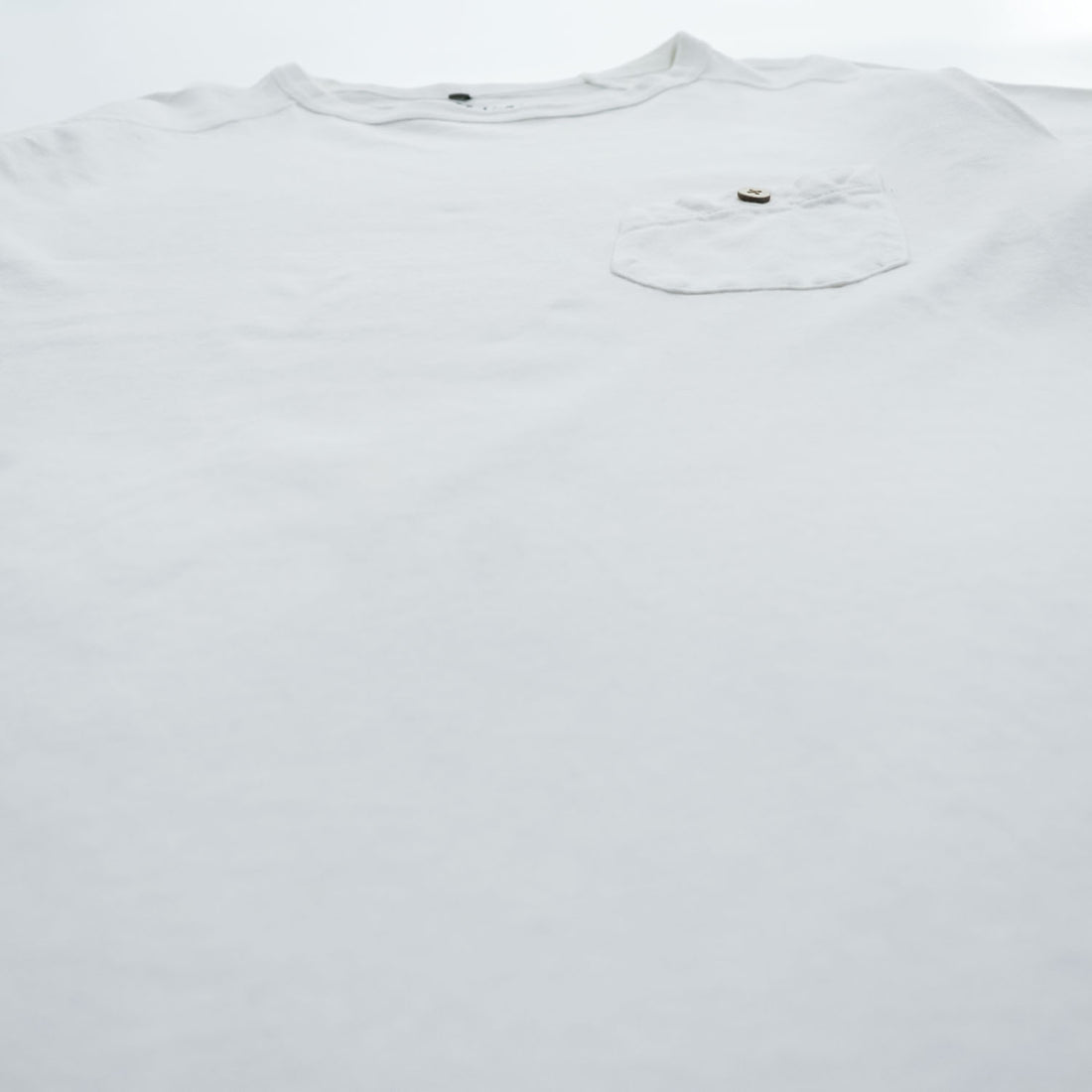 Nigel Cabourn ポケット Tシャツ M ホワイト ラグランスリーブ ボタン付き胸ポケット 55-U-8110