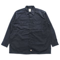 Dickies FLEX 長袖 ワークシャツ XL ブラック ボックスシルエット 11574BK