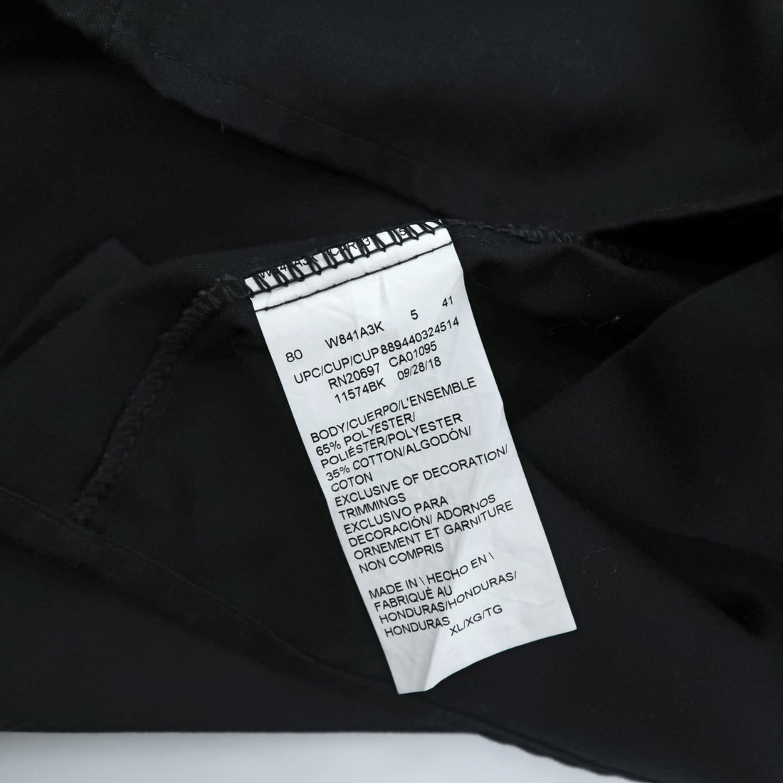 Dickies FLEX 長袖 ワークシャツ XL ブラック ボックスシルエット 11574BK