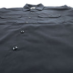 Dickies FLEX 長袖 ワークシャツ XL ブラック ボックスシルエット 11574BK